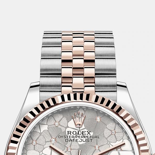 Rolex Datejust 31mm, Oystersteel and 18k Everose Gold and Diamonds, Ref# 278271-0032 - Image 7