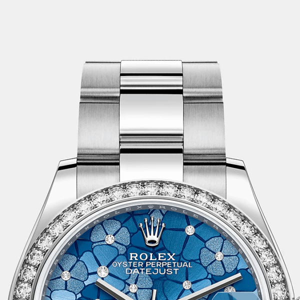 Rolex Datejust 31mm, Oystersteel and 18k White Gold with Diamonds, Ref# 278384rbr-0039 - Image 6