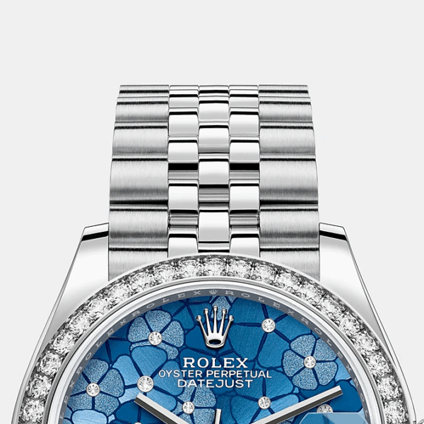 Rolex Datejust 31mm, Oystersteel and 18k White Gold with Diamonds, Ref# 278384rbr-0040 - Image 7