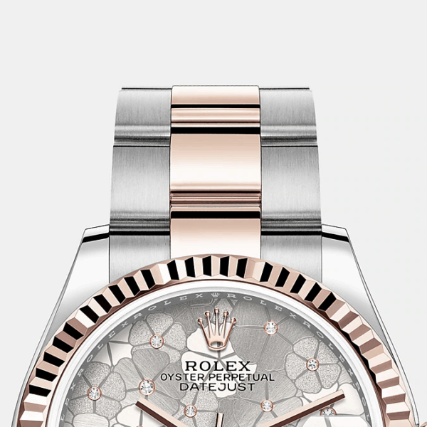 Rolex Datejust 31mm, Oystersteel and 18k Everose Gold and Diamonds, Ref# 278271-0031 - Image 7