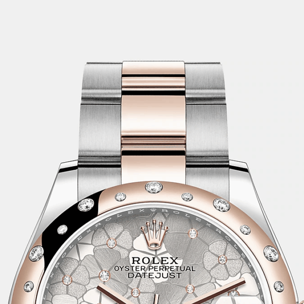 Rolex Datejust 31mm, Oystersteel and 18k Everose Gold with Diamonds, Ref# 278341rbr-0031 - Image 7