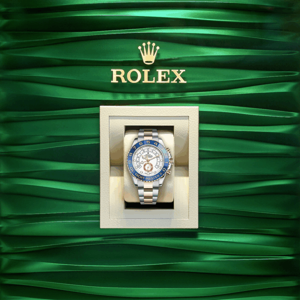 Rolex Yacht-Master II, Stainless Steel and 18k Everose Gold, 44mm, Ref# 116681-0002 - Image 8
