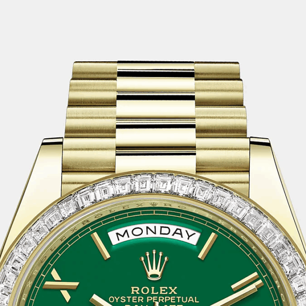 Rolex Day-Date, 40mm, 18k Yellow Gold and Diamonds, Ref# 228398tbr-0039 - Image 7