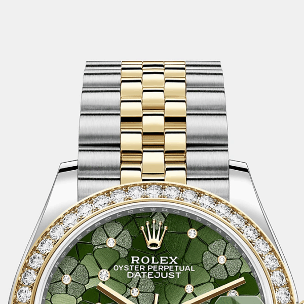 Rolex Datejust 31mm, Oystersteel and 18k Yellow Gold with Diamonds, Ref# 278383rbr-0032 - Image 6