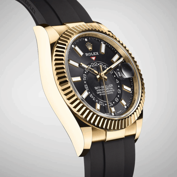 Rolex Sky-Dweller 42mm, 18k Yellow Gold, Oysterflex, Ref# 326238-0009 - Image 7