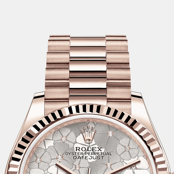 Rolex Datejust 31mm, 18k Everose Gold and Diamonds, Ref# 278275-0045 - Image 7