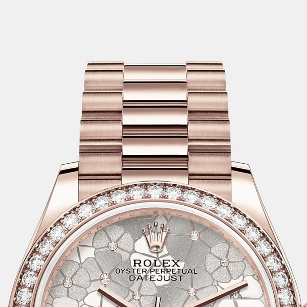 Rolex Datejust 31mm, 18k Everose Gold and Diamonds, Ref# 278285rbr-0036 - Image 7