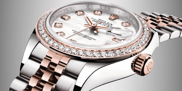 Rolex Lady-Datejust 28, Oystersteel and 18k Everose Gold, Ref# 279381RBR-0013 - Image 8